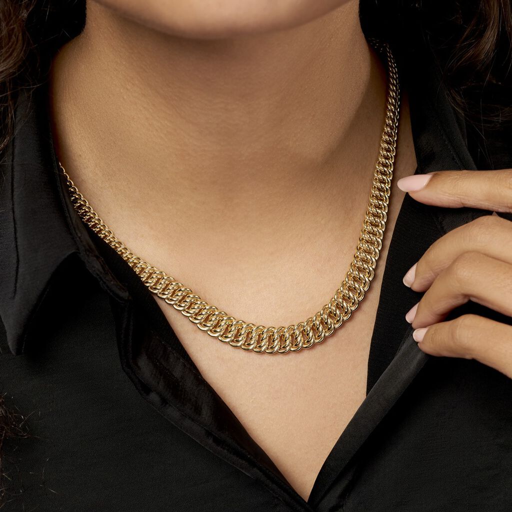 Collier Jimmy Danilo Maille Americaine Or Jaune - Chaines Femme | Histoire d’Or