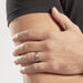 Alliance Padrig Ruban Plat Palladium Blanc - Alliances Homme | Histoire d’Or