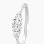 Bague Maiwen Argent Blanc Oxyde De Zirconium - Bagues solitaires Femme | Histoire d&rsquo;Or