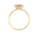 Bague Loriane Or Jaune Amethyste Et Oxyde De Zirconium - Bagues solitaires Femme | Histoire d’Or