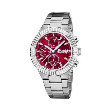 Montre Lotus Freedom Chrono Rouge - Montres chronographes Homme | Histoire d&rsquo;Or