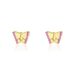Boucles D'oreilles Puces Bartholomée Papillon Or Jaune - Boucles d'Oreilles Papillon Femme | Histoire d’Or