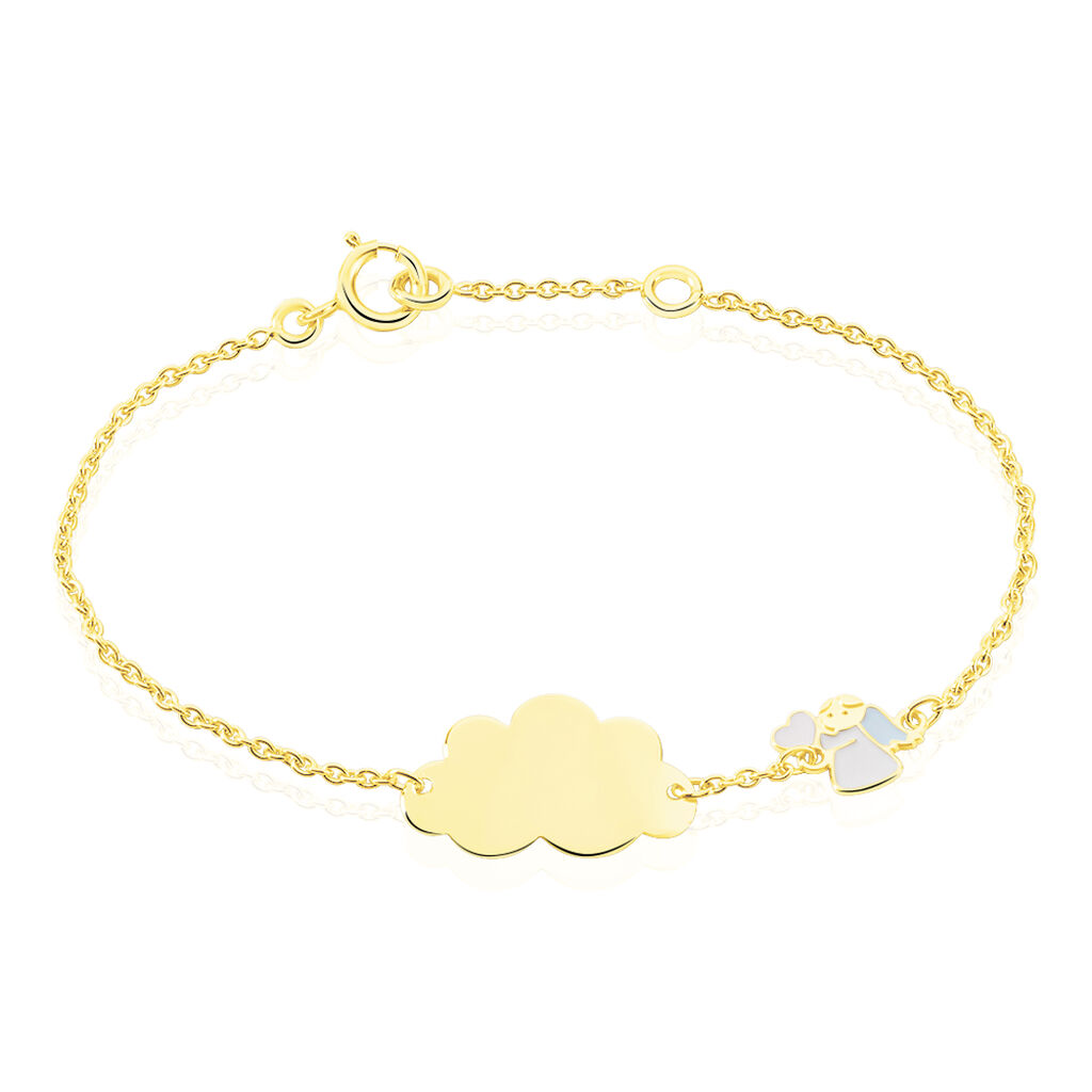 Bracelet Identité Gaspardine Maille Forçat Or Jaune - Bracelets Communion Enfant | Histoire d’Or