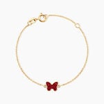 Bracelet Solena Papillon Or Jaune - Bracelets Enfant | Histoire d&rsquo;Or