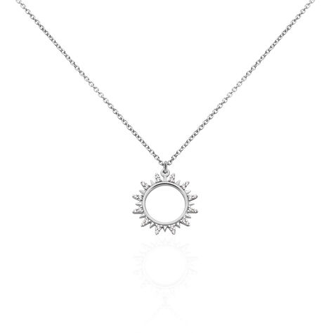 Collier Astri Argent Blanc Oxyde De Zirconium - Colliers fantaisie Femme | Histoire d’Or