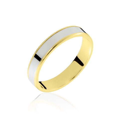 Alliance Hevan Ruban Or Bicolore - Alliances Unisex | Histoire d’Or