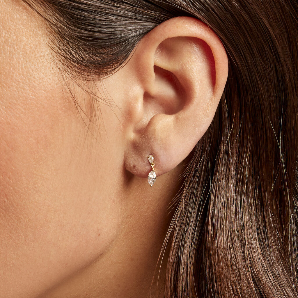 Piercing D'oreille Unitaire  Urbana Or Jaune Oxyde De Zirconium - Bijoux Femme | Histoire d’Or