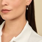 Cr&eacute;oles Marvella Or Jaune Nacre - Boucles d'oreilles cr&eacute;oles Femme | Histoire d&rsquo;Or