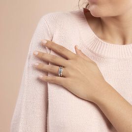 Bague Malou Argent Blanc Oxyde De Zirconium - Bagues solitaires Femme | Histoire d’Or