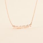 Collier Mendi Argent Rose - Colliers fantaisie Femme | Histoire d&rsquo;Or