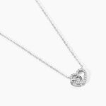 Collier Donatiane Argent Blanc Oxyde De Zirconium - Colliers fantaisie Femme | Histoire d&rsquo;Or