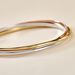 Bracelet Jonc Annie-france Plaqué Or Tricolore - Bracelets joncs Femme | Histoire d’Or