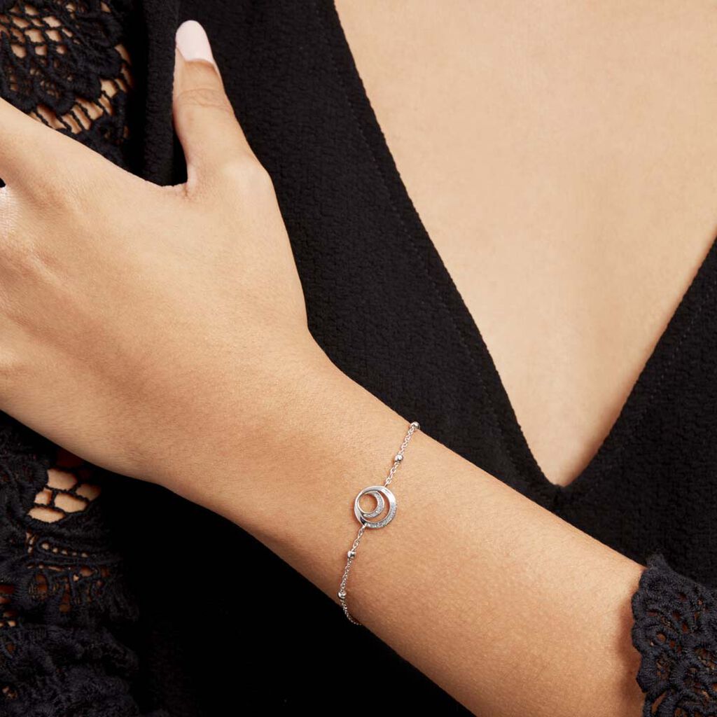 Bracelet Argent Rhodié Vibien Glitter - Bracelets Femme | Histoire d’Or