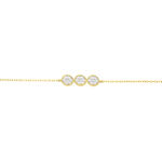 Bracelet Or Jaune Caleb Oxydes De Zirconium - Bracelets Femme | Histoire d&rsquo;Or