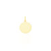Pendentif Ange Rond Or Jaune - Pendentifs Baptême Famille | Histoire d’Or