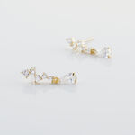 Boucles D'oreilles Pendantes Cegolene Or Jaune Oxyde De Zirconium - Boucles d'oreilles pendantes Femme | Histoire d&rsquo;Or