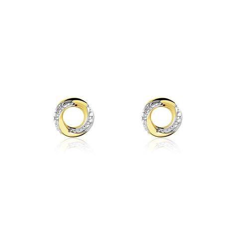 Boucles D'oreilles Puces Or Jaune Pamila Diamants - Clous d'oreilles Femme | Histoire d&rsquo;Or