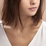 Collier Magou Argent Blanc Oxyde De Zirconium - Colliers fantaisie Femme | Histoire d&rsquo;Or