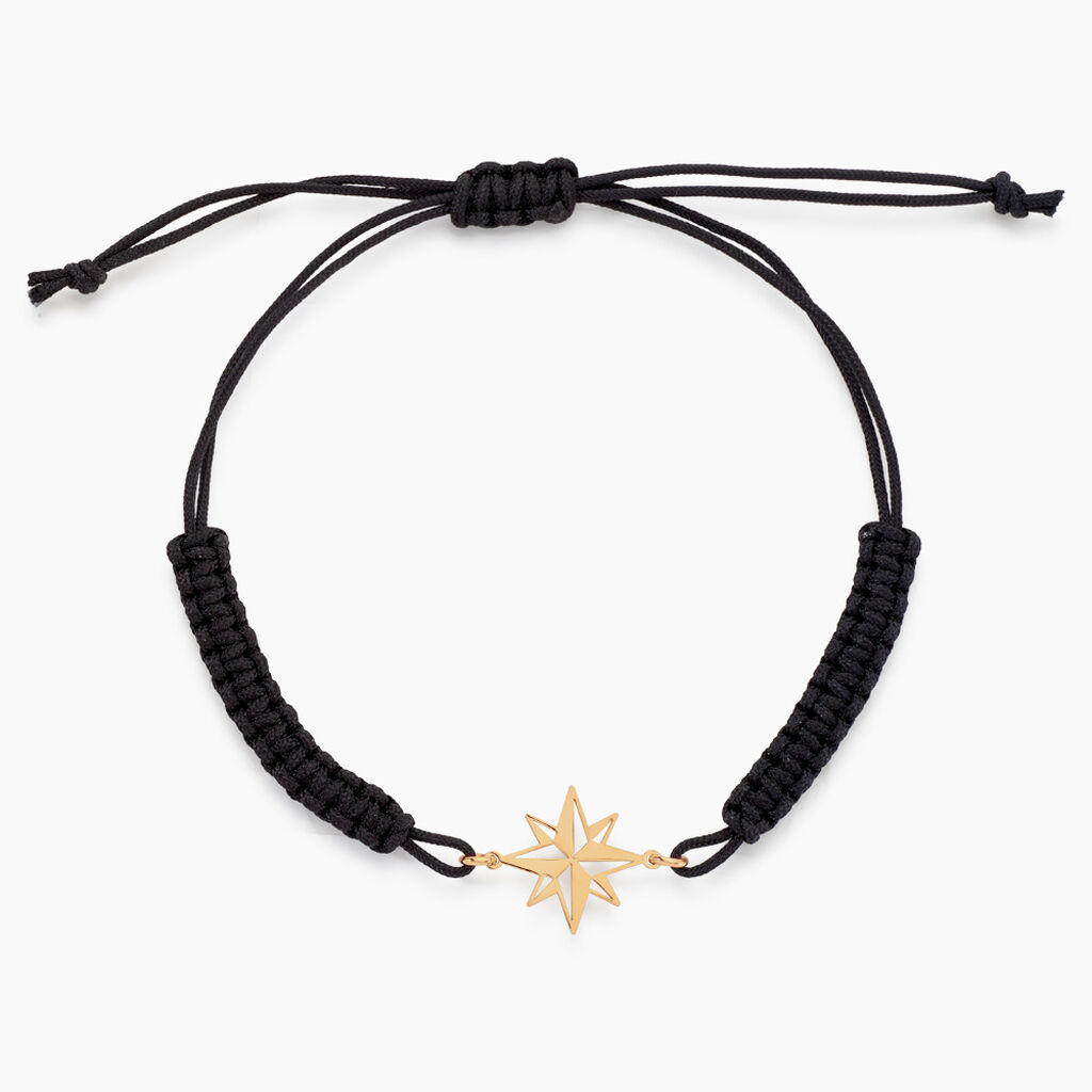 Bracelet Ancora Or Jaune - Bracelets cordon Homme | Histoire d’Or