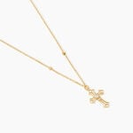Collier Bice Or Jaune Oxyde De Zirconium - Colliers Femme | Histoire d&rsquo;Or