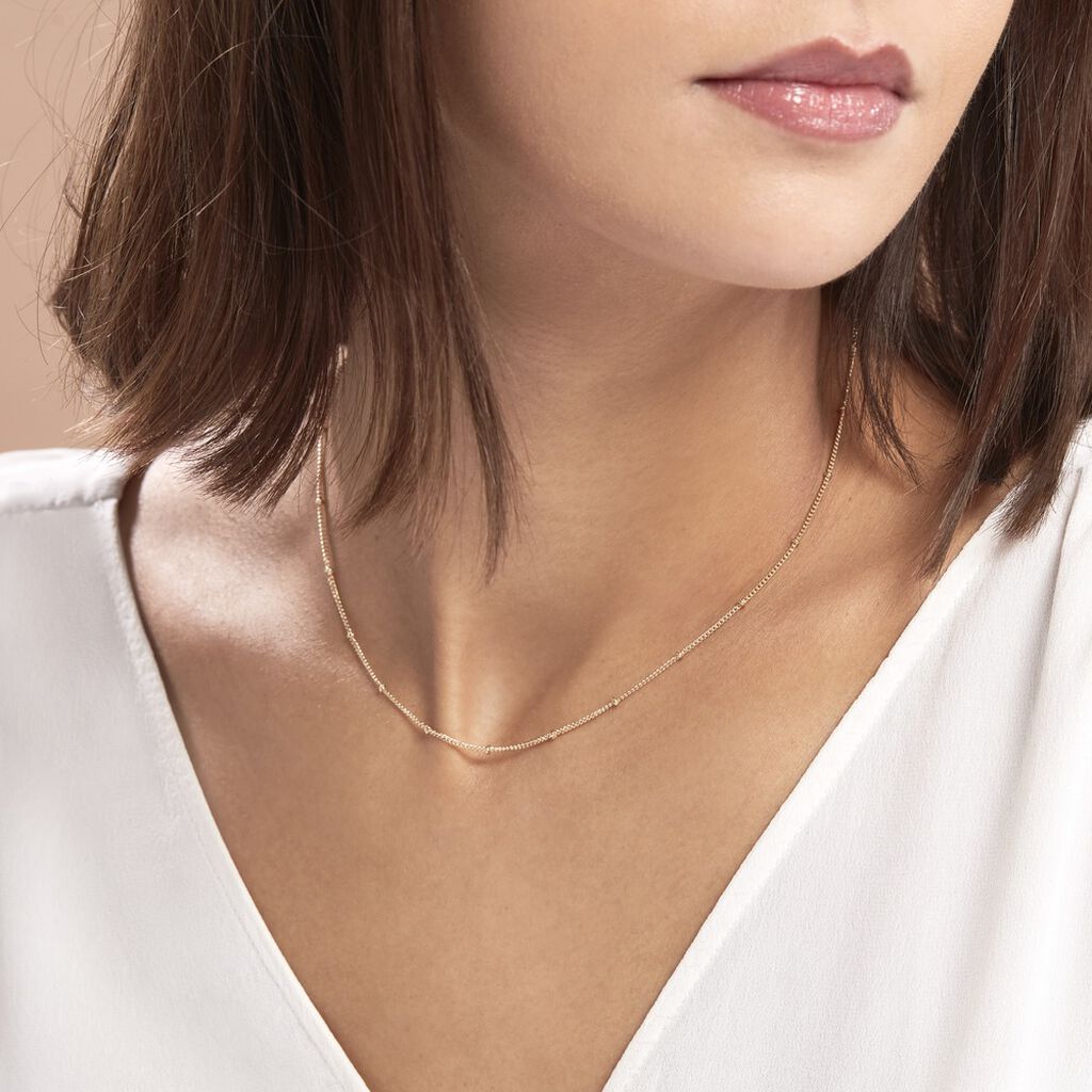 Collier Liza Plaqué Or Jaune - Colliers fantaisie Femme | Histoire d’Or