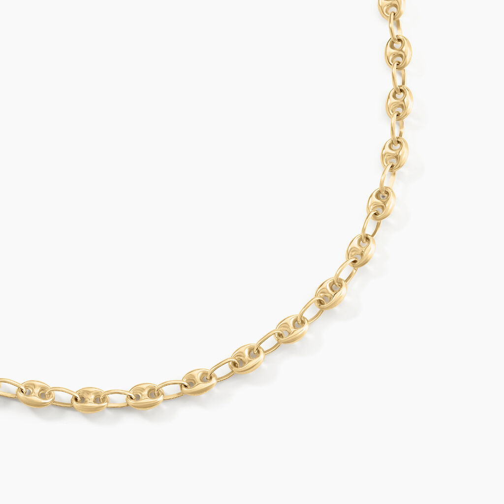 Collier Maille Dami Maille Grain De Cafe Or Jaune - Chaines Femme | Histoire d’Or