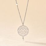 Collier Yolenn Argent Blanc Perle De Culture - Colliers fantaisie Femme | Histoire d&rsquo;Or