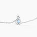 Collier Court Argent Blanc Tania Oxyde De Zirconium - Ras de cou Femme | Histoire d’Or