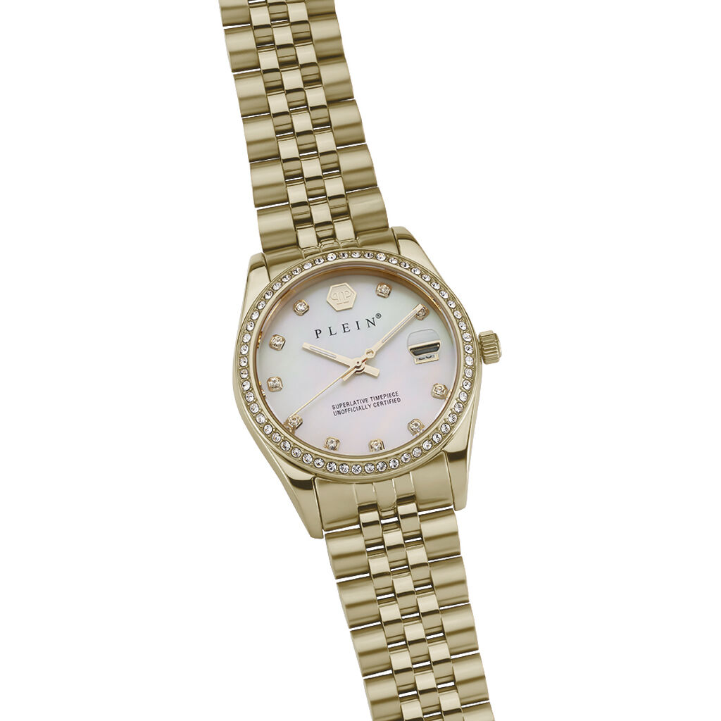 Montre Philipp Plein $treet Couture Ncare Blanc - Id&eacute;es cadeaux Femme | Histoire d&rsquo;Or