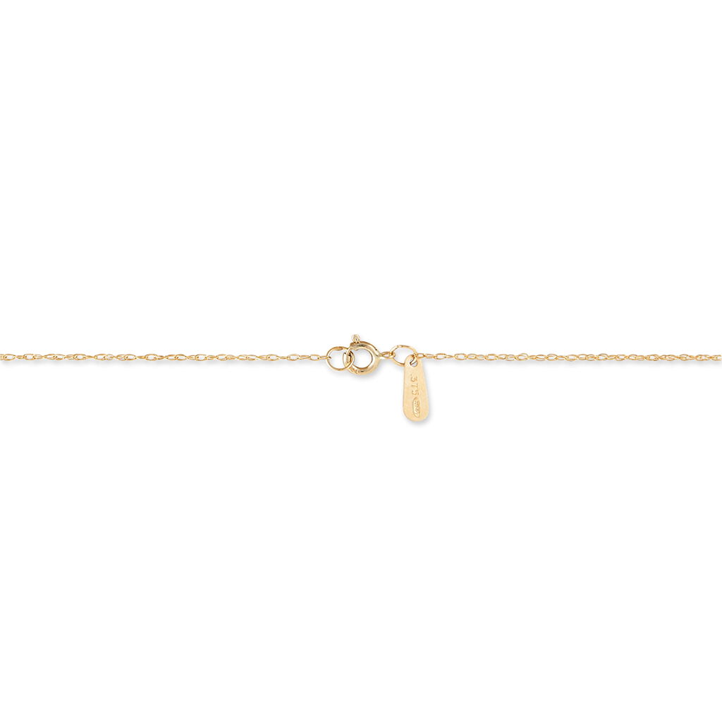 Collier Goutte Or Jaune Amethyste - Colliers Femme | Histoire d’Or