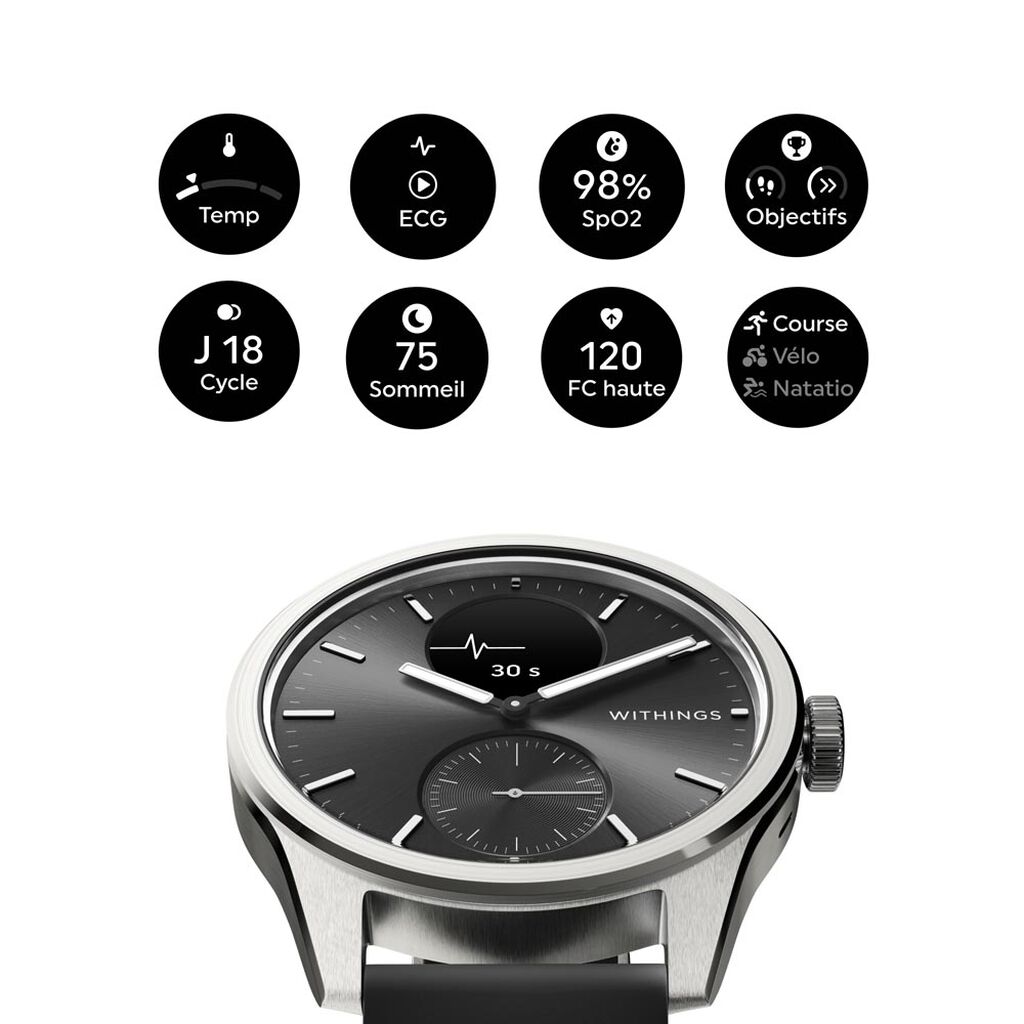 Montre Connectée Withings Scanwatch 2 - Montres connectées Famille | Histoire d’Or