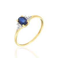 Bague Or Jaune Marie Saphir Diamants
