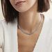 Collier Maille Argent Blanc Elae Maille Tresse - Chaines Femme | Histoire d’Or