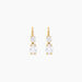 Boucles D'oreilles Pendantes Gulbeyaz Or Jaune Oxyde De Zirconium - Boucles d'oreilles pendantes Femme | Histoire d’Or