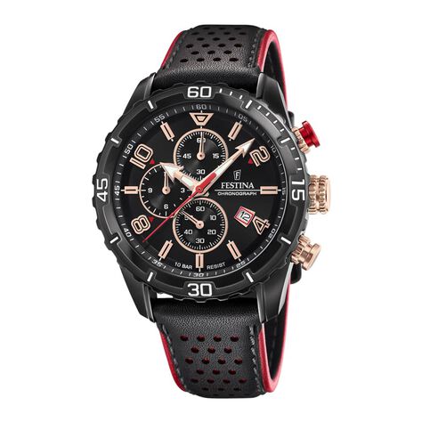 Montre Festina Timeless Chronograph Noir - Montres Homme | Histoire d’Or