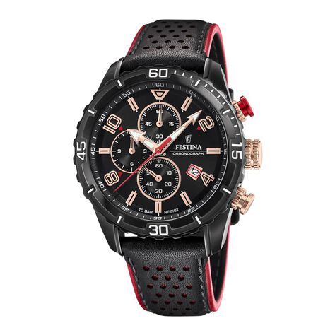 Montre Chrono Sport Noir - Montres Homme | Histoire d’Or