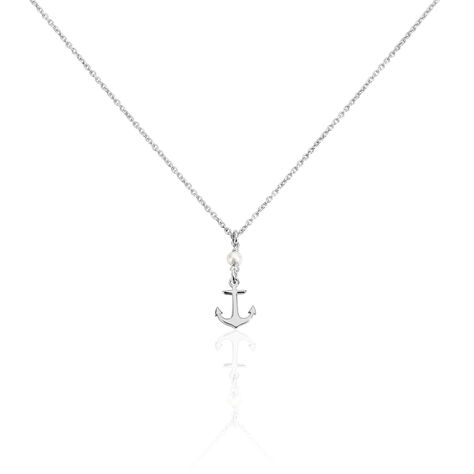 Collier Gwenaelle Argent Blanc Perle D'imitation - Colliers fantaisie Femme | Histoire d’Or