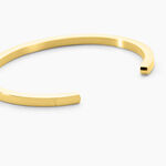 Jonc Jourdan Teno Acier Dor&eacute; - Bracelets joncs Homme | Histoire d&rsquo;Or