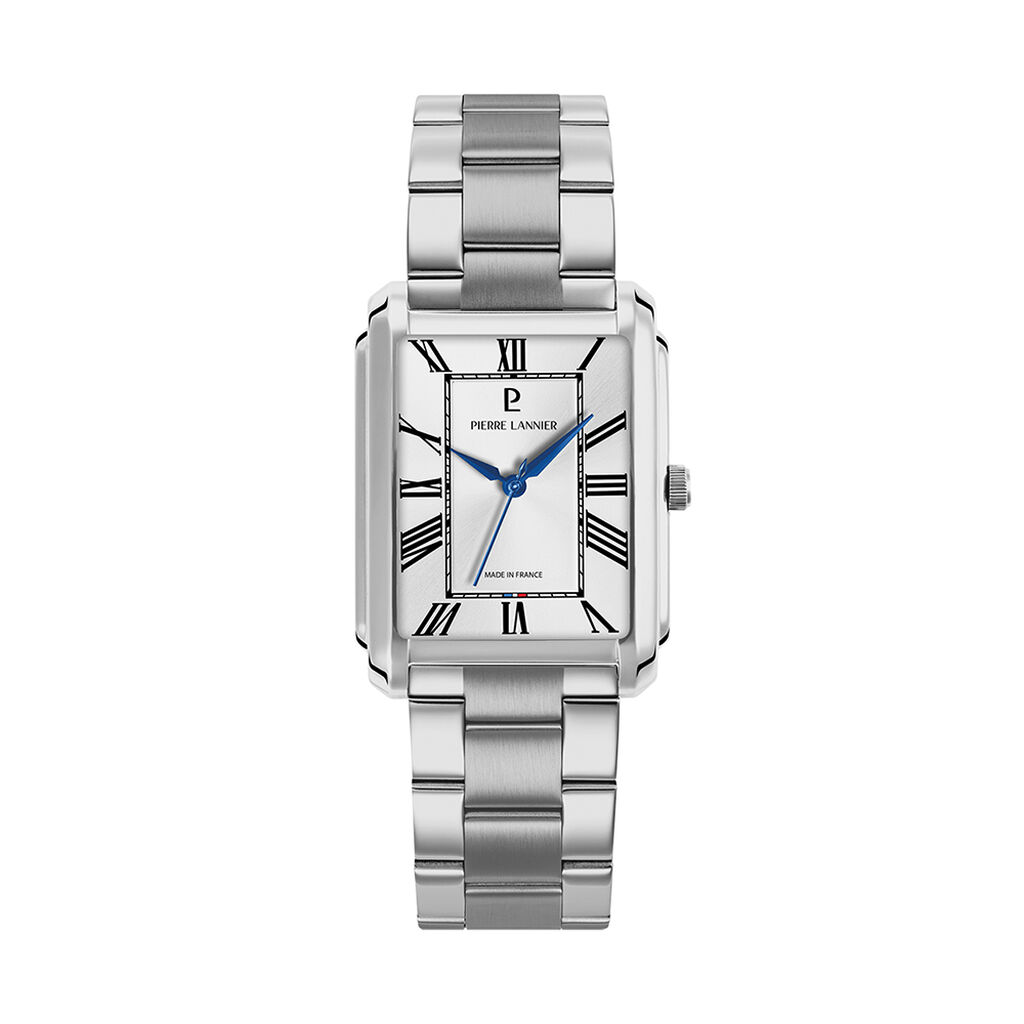 Montre Pierre Lannier Lannier Empire Argent&eacute; - F&ecirc;te des p&egrave;res Homme | Histoire d&rsquo;Or