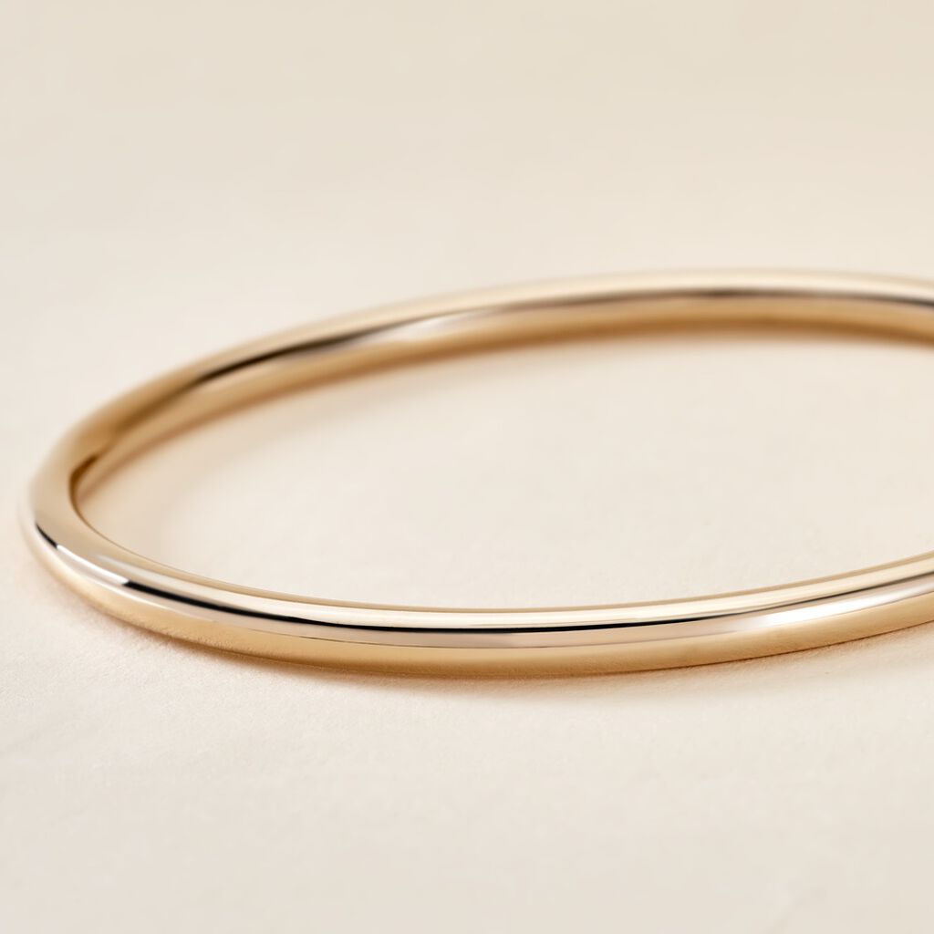 Bracelet Jonc Louliaae Plaqu&eacute; Or Jaune - Bracelets joncs Femme | Histoire d&rsquo;Or