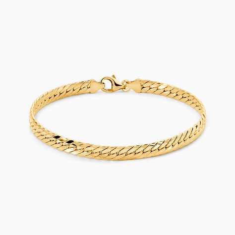 Bracelet Izel Maille Anglaise Or Jaune - Bracelets cha&icirc;ne Femme | Histoire d&rsquo;Or