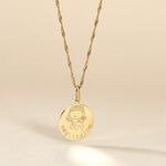 Pendentif Jannila Zodiaque Or Jaune - Cadeaux de naissance Enfant | Histoire d&rsquo;Or