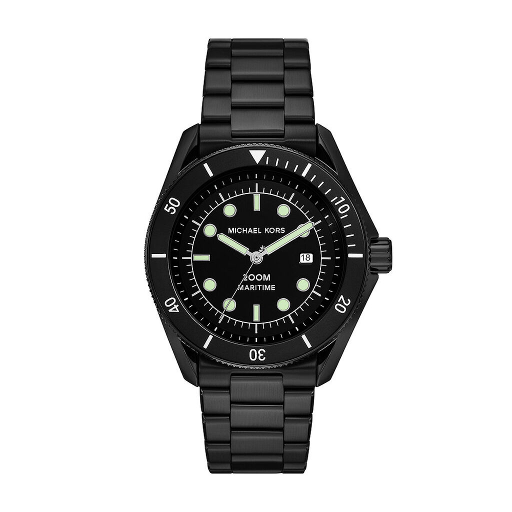 Montre Michael Kors Maritime Noir - Montres Homme | Histoire d&rsquo;Or
