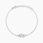 Bracelet Cesarine Argent Blanc Oxyde De Zirconium - Bracelets Femme | Histoire d&rsquo;Or