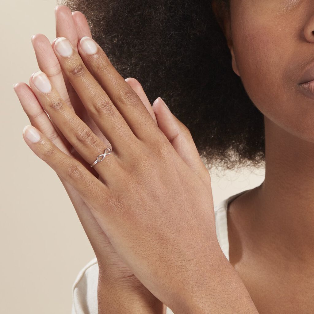 Bague Martta Argent Blanc - Bagues fantaisie Femme | Histoire d’Or