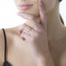 Bague Solitaire Liseline Or Blanc Diamant - Bagues solitaires Femme | Histoire d’Or