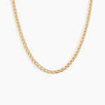 Collier Or Jaune Capucin Maille Marine - Bijoux sans pierre Femme | Histoire d&rsquo;Or