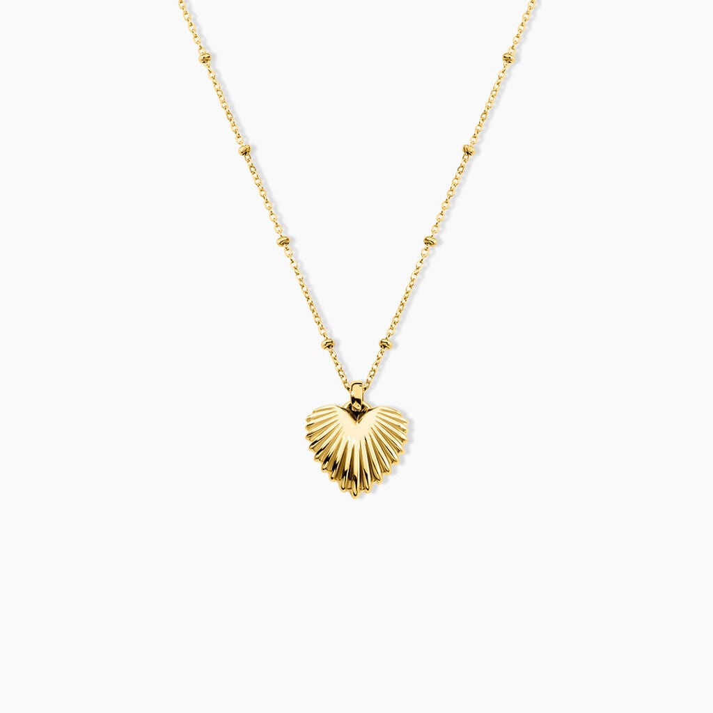 Collier Gladis Acier Jaune - F&ecirc;te des m&egrave;res Femme | Histoire d&rsquo;Or