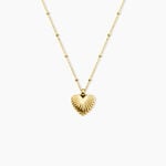 Collier Gladis Acier Jaune - F&ecirc;te des m&egrave;res Femme | Histoire d&rsquo;Or
