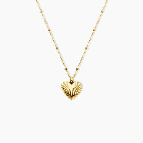 Collier Gladis Acier Jaune - F&ecirc;te des m&egrave;res Femme | Histoire d&rsquo;Or